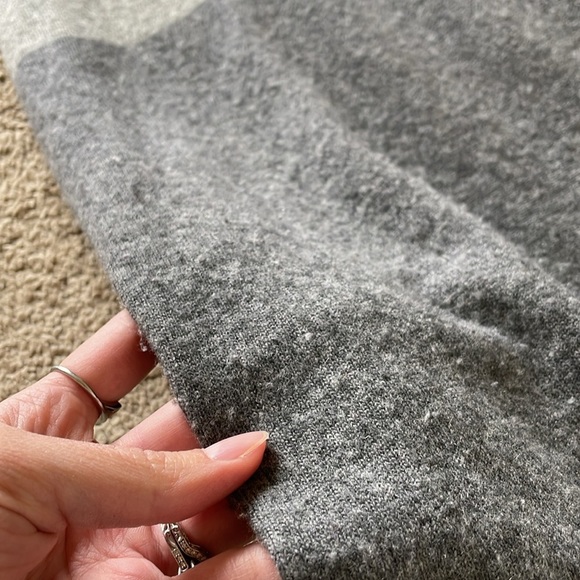 Banana Republic Italian Merino Wool Cashmere Blend Sweater Dress Women’s S Grey - Picture 9 of 10